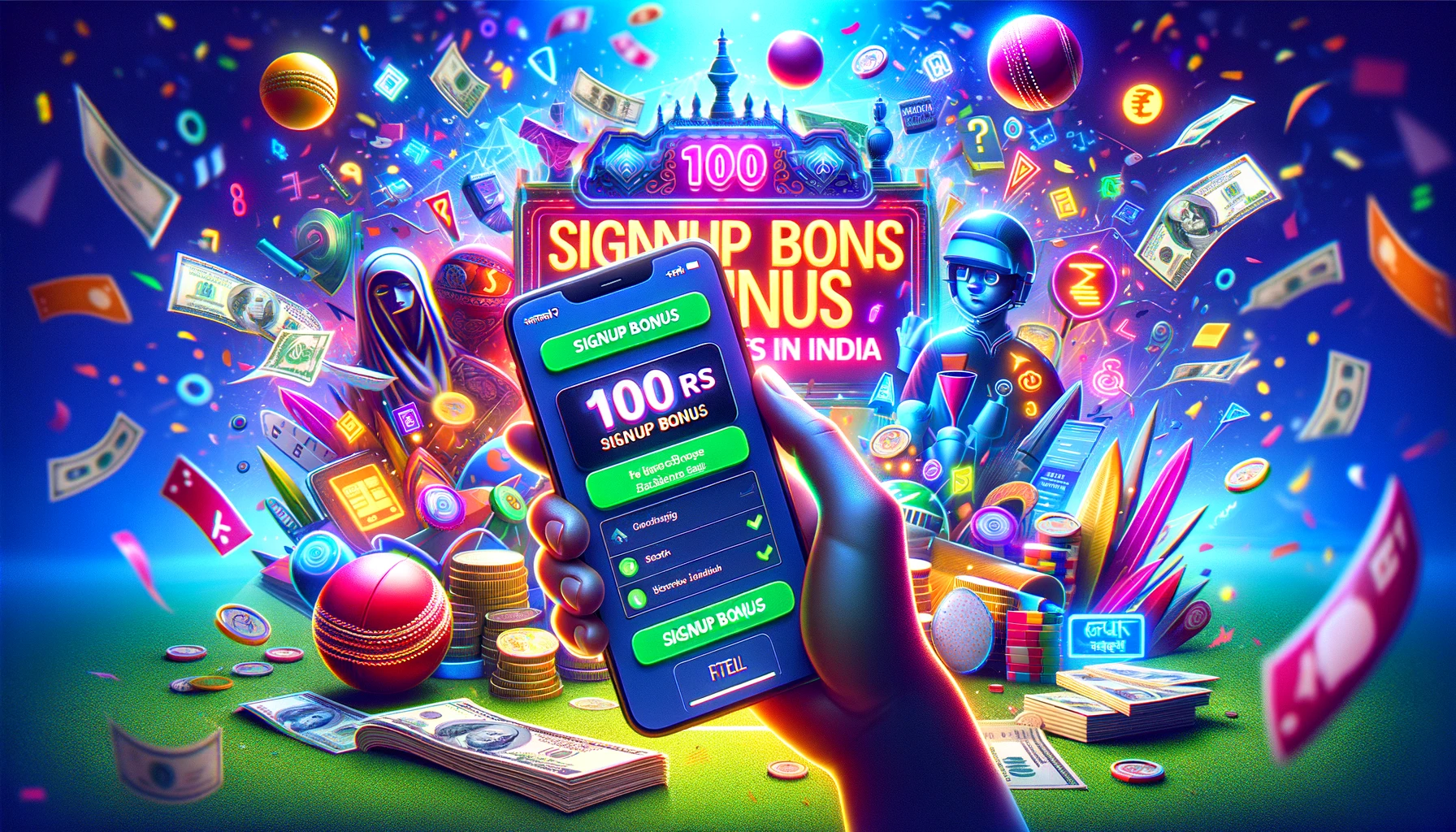 100 Rs Signup Bonus Betting Sites in India