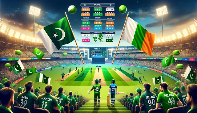 fantasy tips for Pakistan vs Ireland