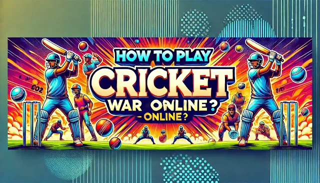 how to play Cricket War game online