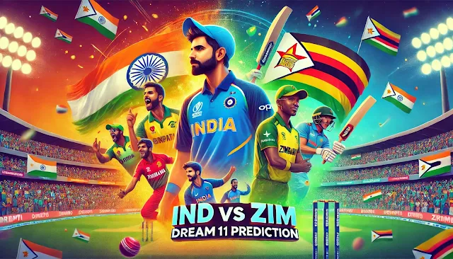 IND vs ZIM Dream11 Predictions