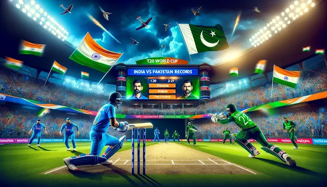 India vs Pakistan T20 World Cup records