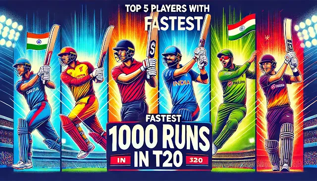 fastest 1000 runs in T20