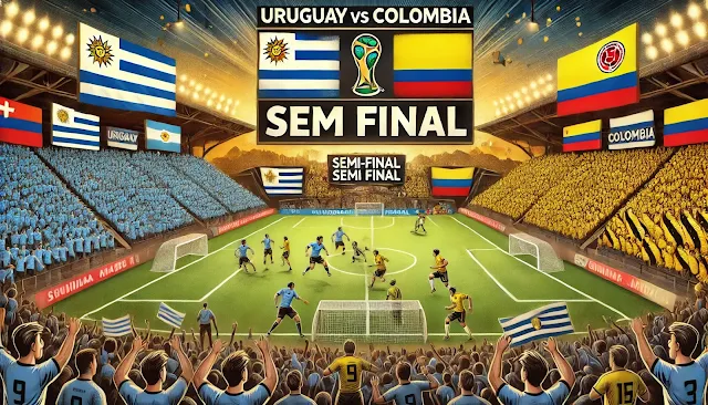 Uruguay Vs Colombia Semi Final