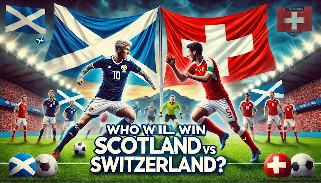 football match between Scotland vs Switzerland