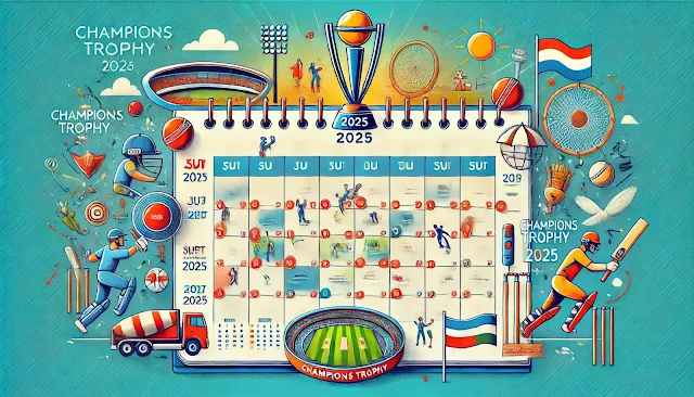 Champions Trophy 2025 Schedule