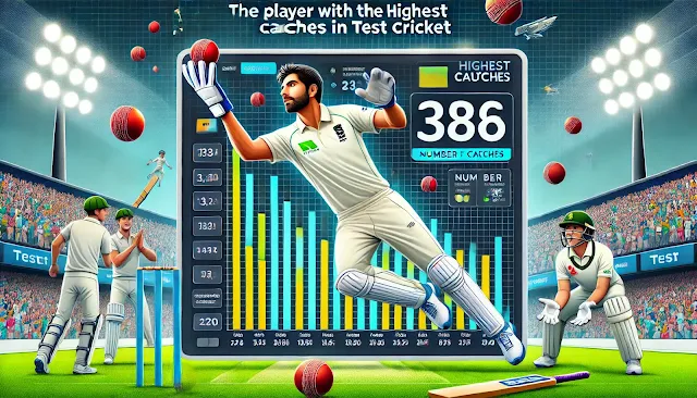 Highest Catches by a Player in Test Cricket