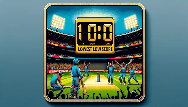 lowest scores in T20 World Cup