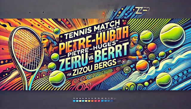 tennis match between Zizou Bergs and Pierre-Hugues