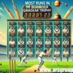 Most Runs in Border Gavaskar Trophy