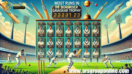 Most Runs in Border Gavaskar Trophy