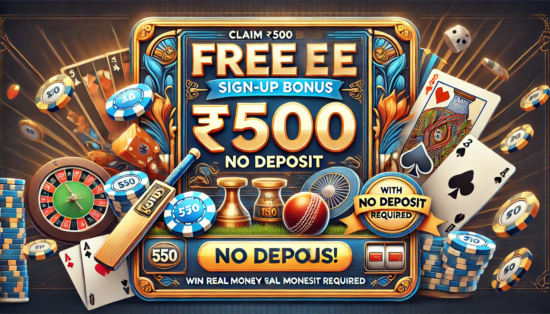 Free ₹500 Sign Up Bonus No Deposit India